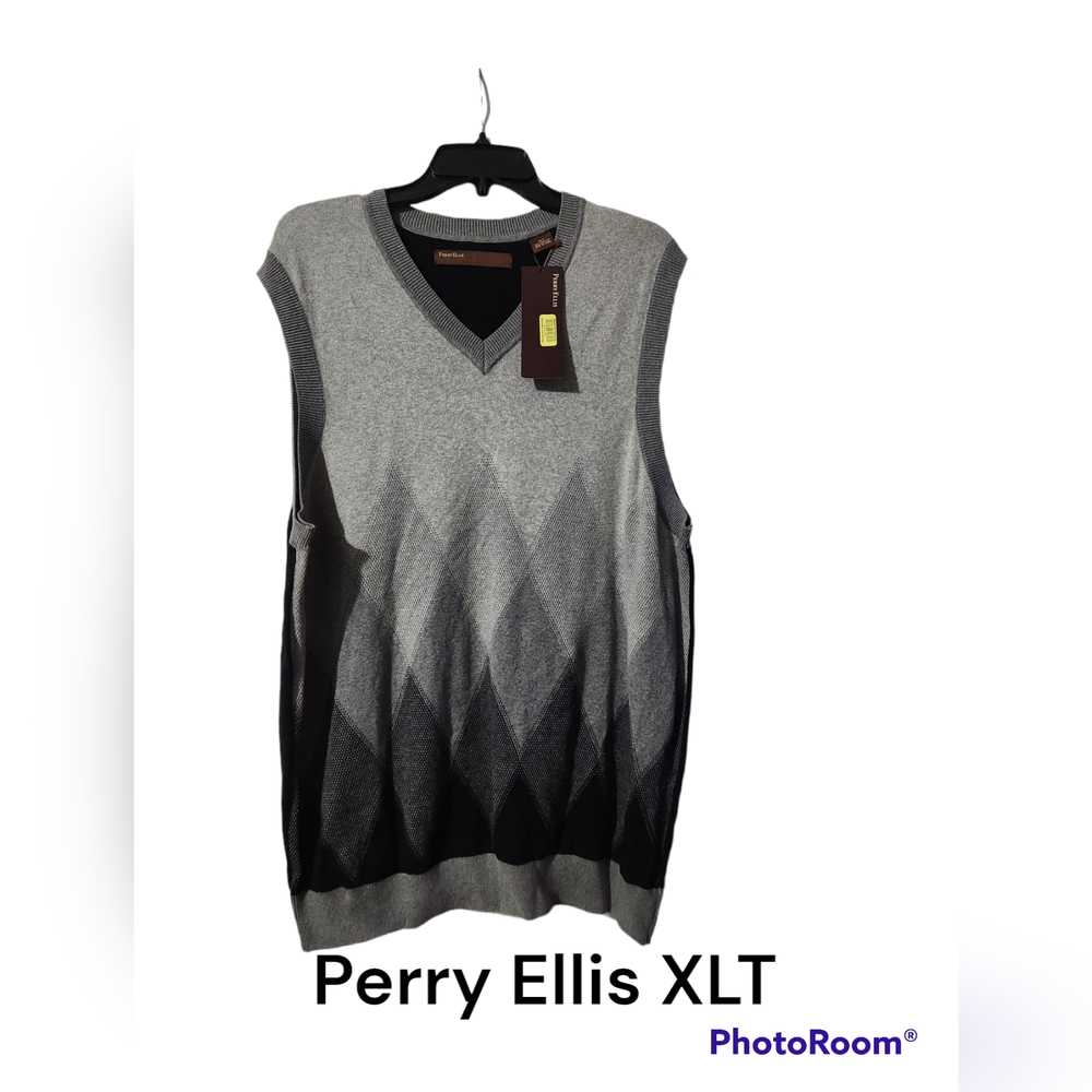 Men's Perry Ellis Vest, Size XLT, NWT